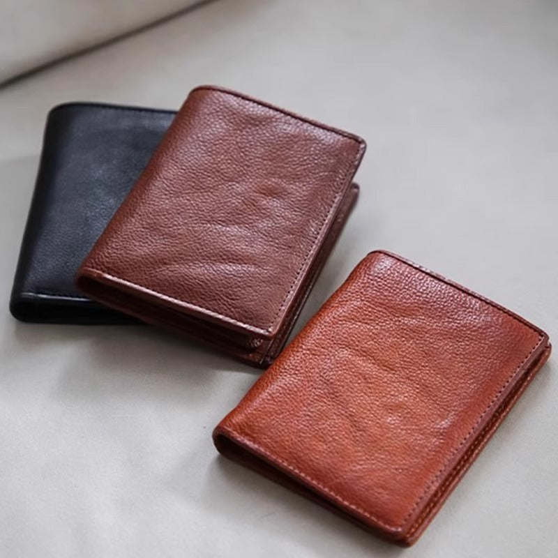 Premium Textured Leather Card Holder Stornfield