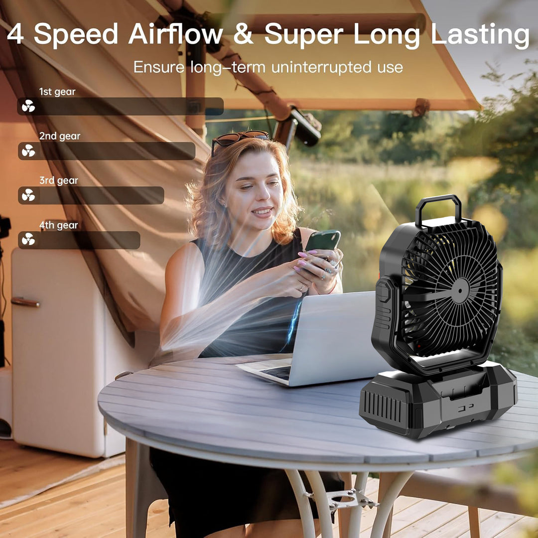 Portable Rechargeable Air Circulator Stornfield
