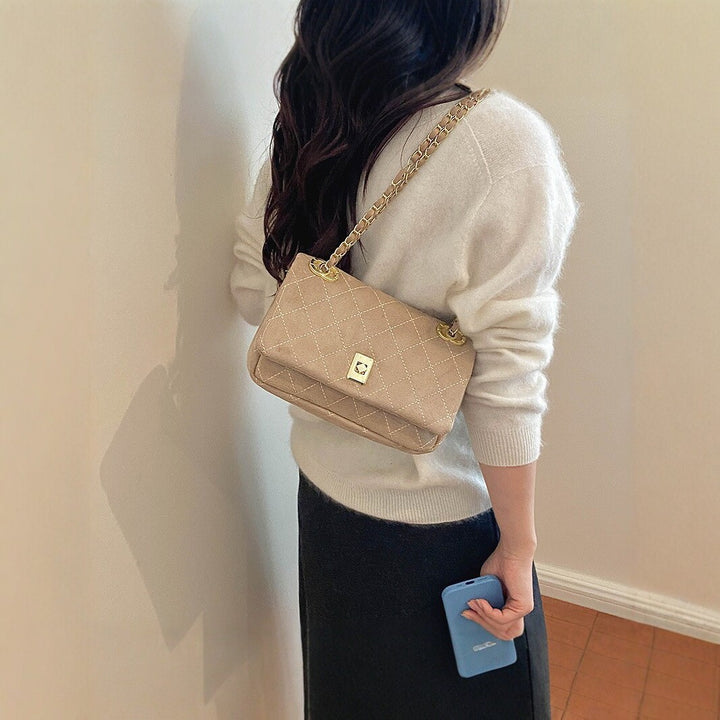 Quilted Velvet Evening Bag