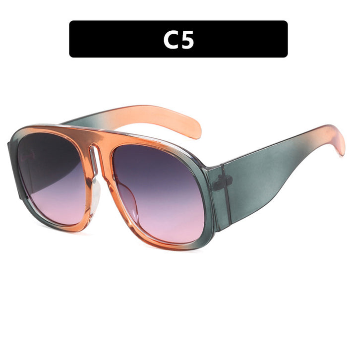 Women's trendy oversized sunglasses with fashionable gradient Stornfield