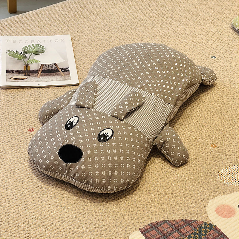 Cozy animal design sleeping mat for children with removable cover