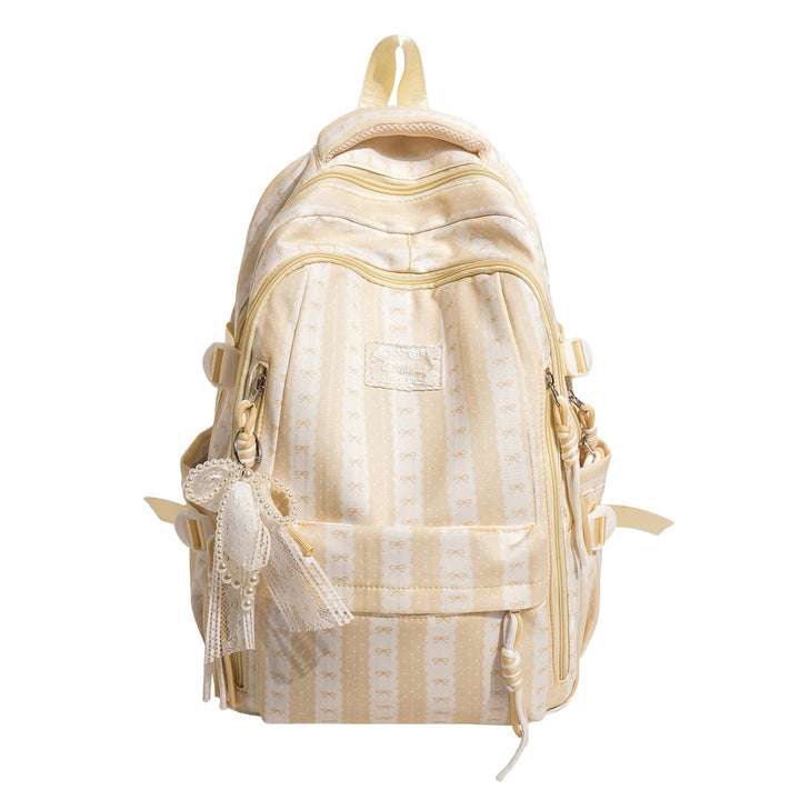 Charming Decorative Bow-Embellished Backpack Stornfield