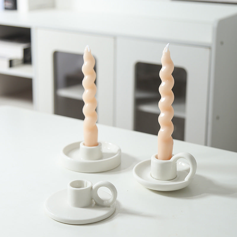 Minimalist Ceramic Candle Holder Stornfeild