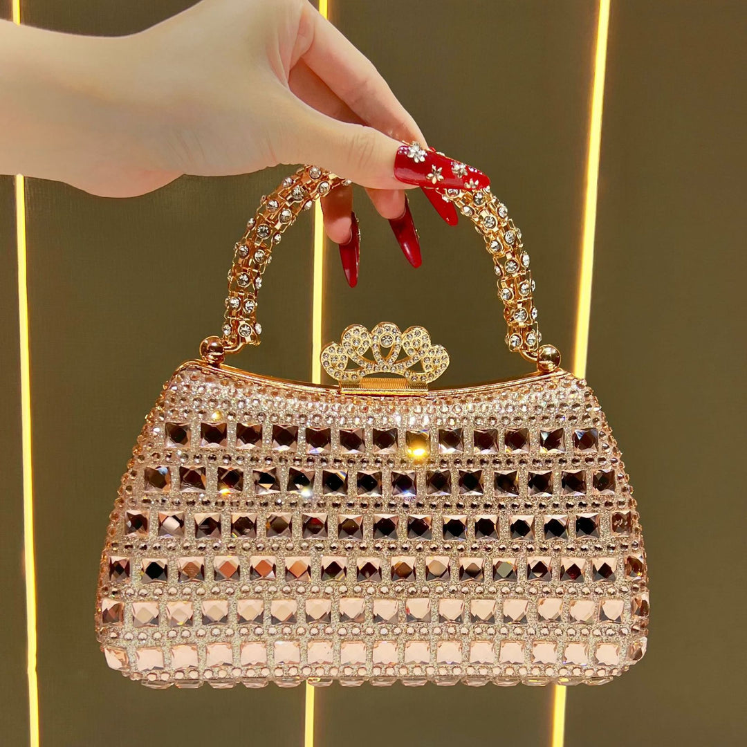 Ornate Studded Evening Handbag