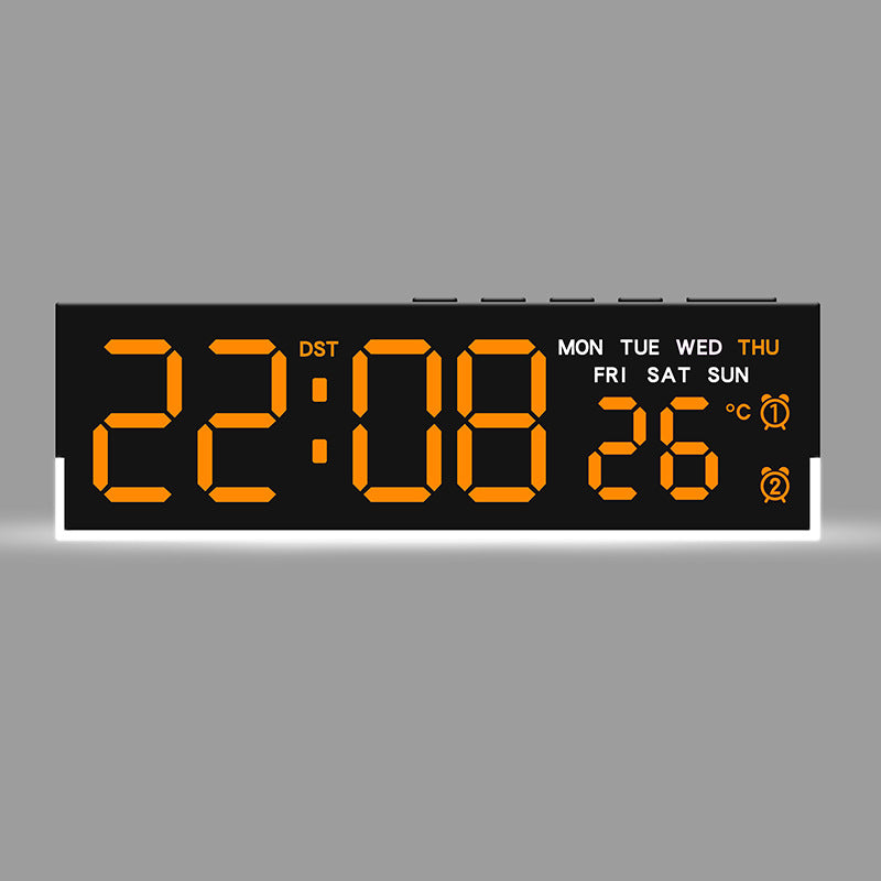 Digital watch with integrated thermometer and weekday display Stornfield