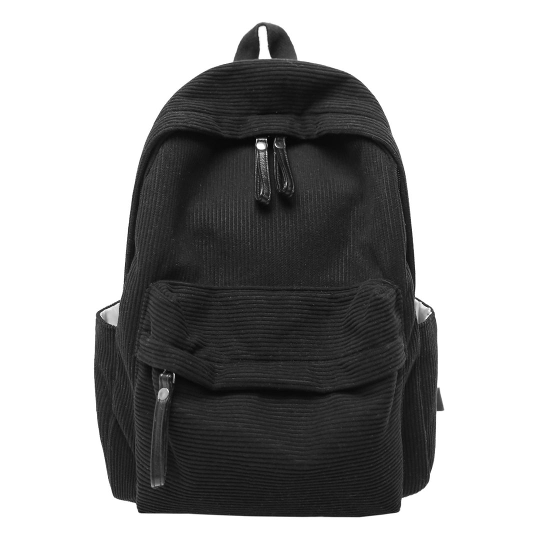 Textured Fabric Casual Backpack Stornfield