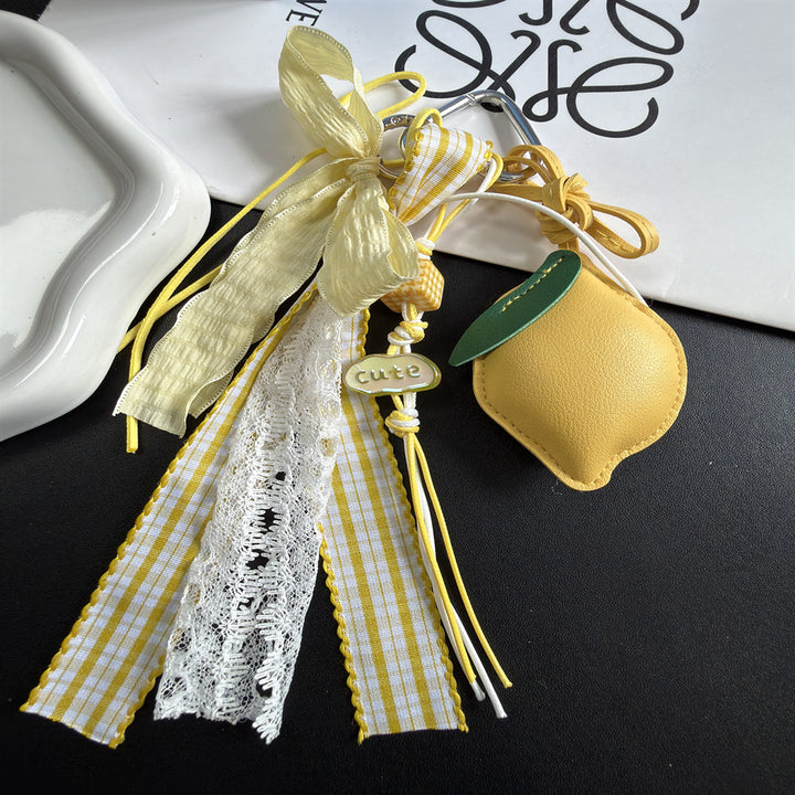 Decorative Lemon Charm Keychain Stornfield
