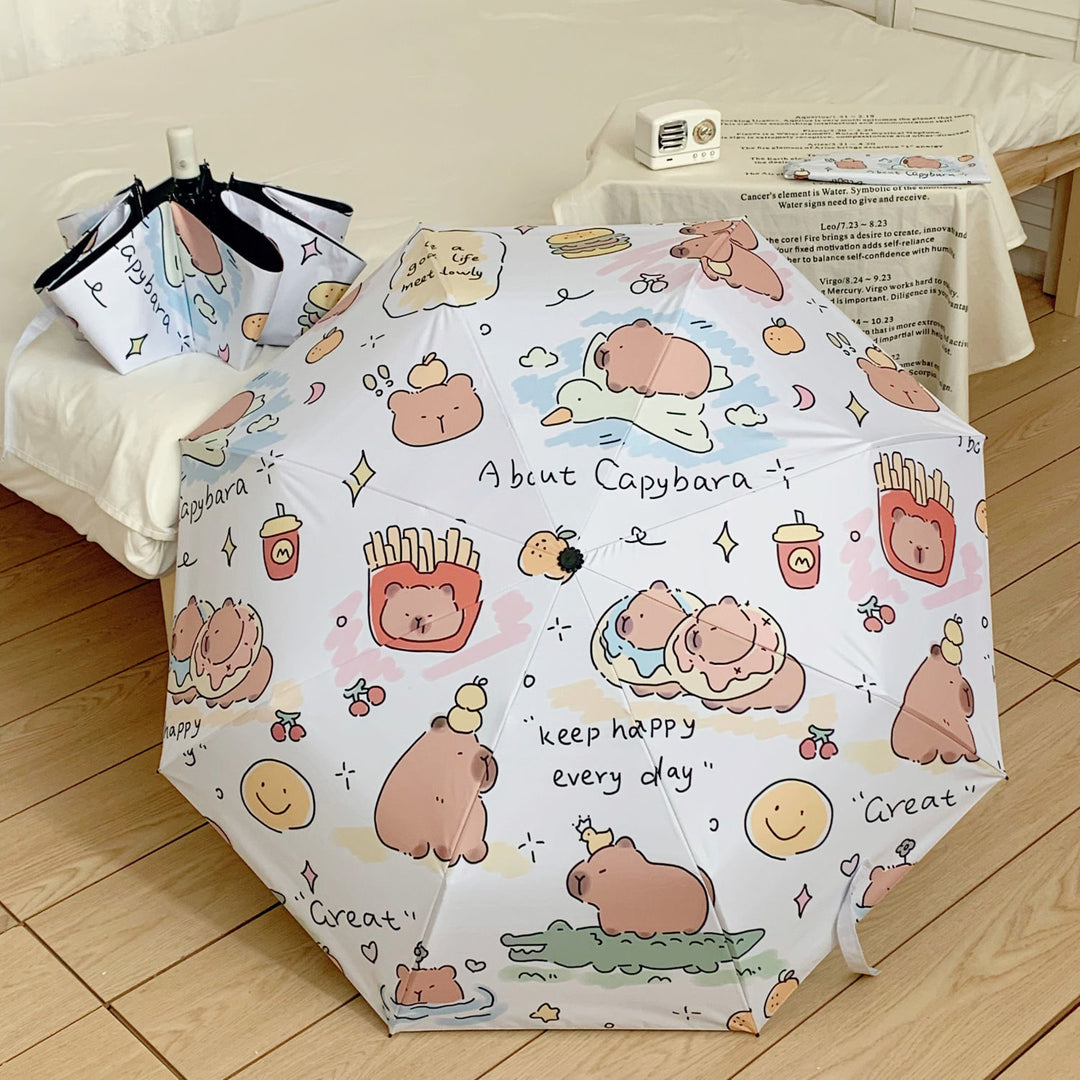 Women's Foldable Umbrella with Animal Motifs Stornfield