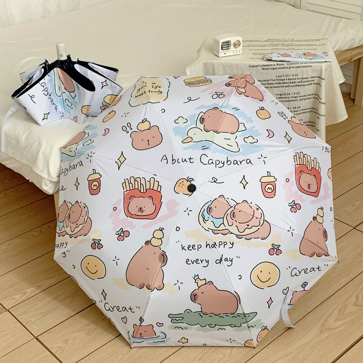 Women's Foldable Umbrella with Animal Motifs Stornfield