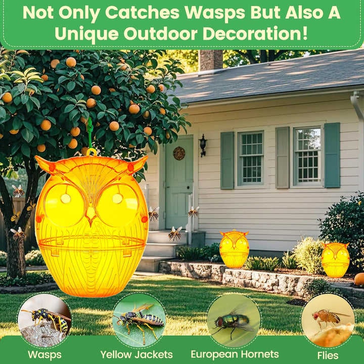 Decorative Insect Trap in Owl Design Stornfield