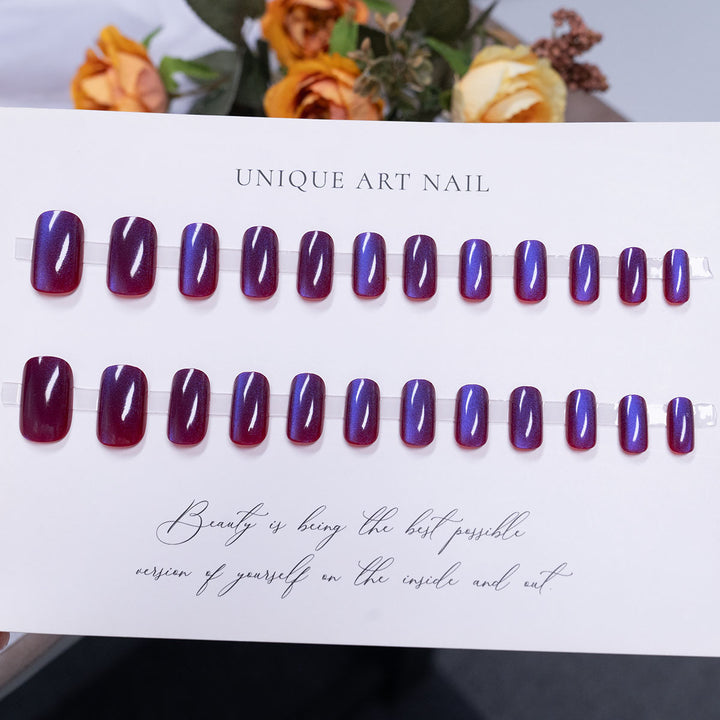 Ombre Glossy Nail Art