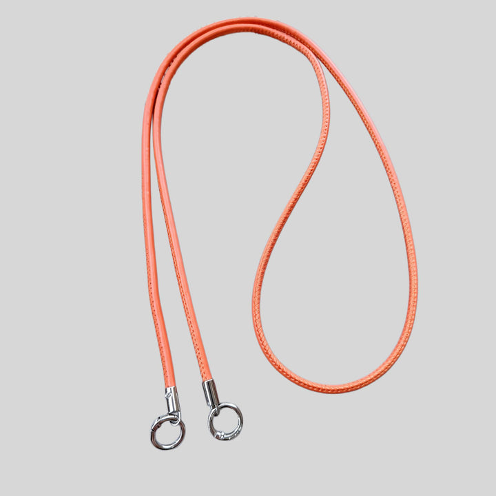 Premium Double-Ring Leather Lanyard Stornfield