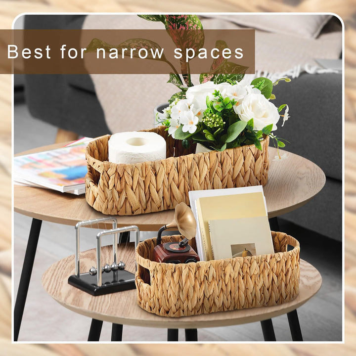 Oval Woven Storage Basket Stornfield