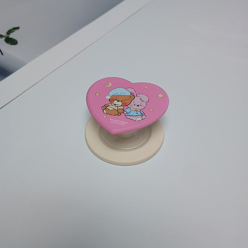 Heart-Shaped Character Phone Grip Stornfield