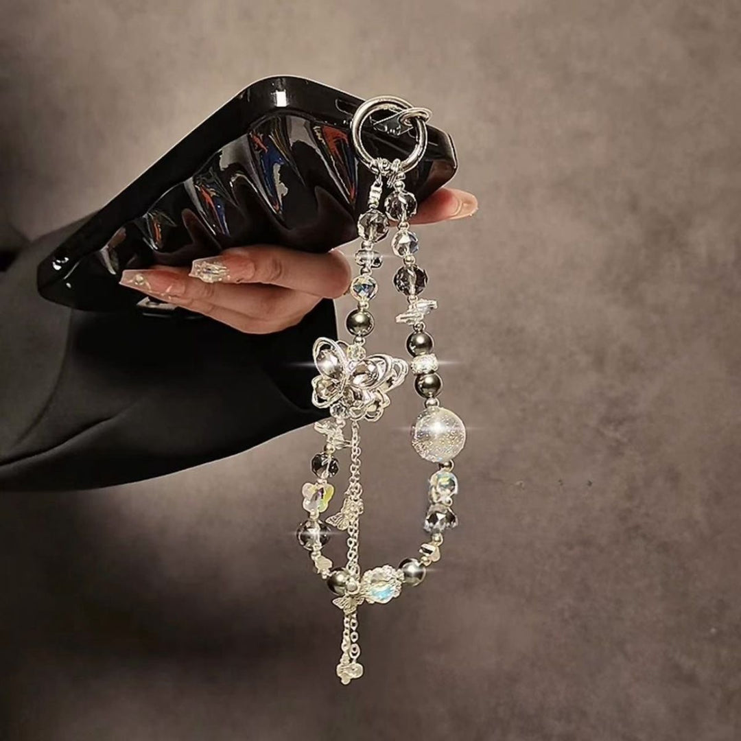 Decorative Crystal Butterfly Charm Keychain Stornfield