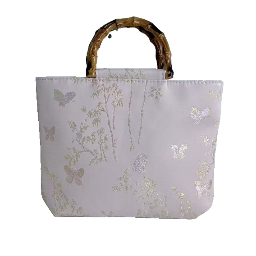 High-quality cotton tote bag with bamboo handles Stornfield