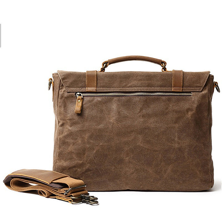 Robust briefcase with vintage design Stornfield