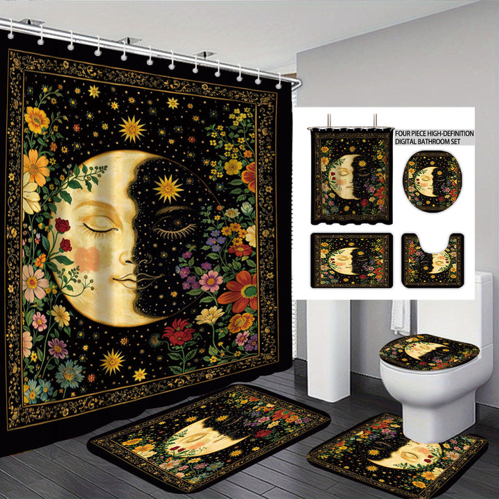 Artistic Highland Cow Bathroom Set Stornfield