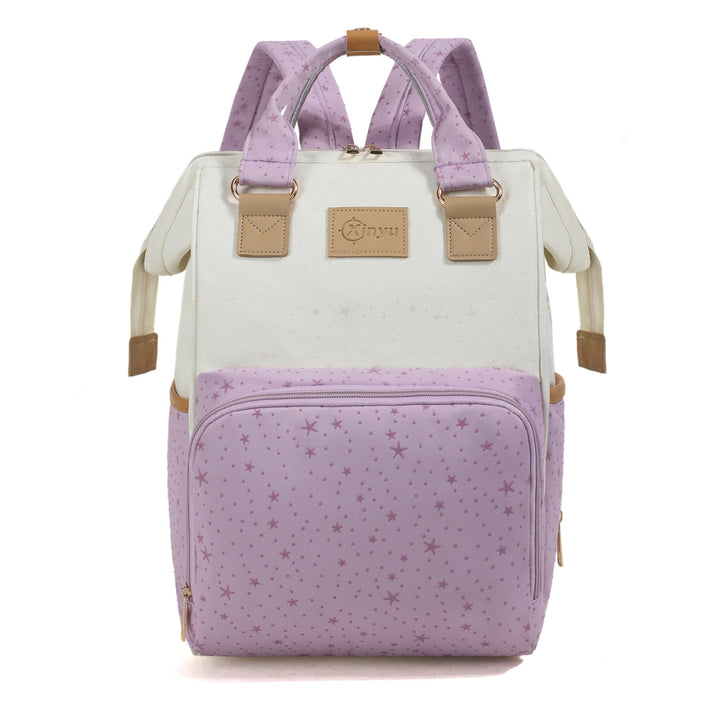 Star-Patterned Multi-Compartment Backpack Stornfield