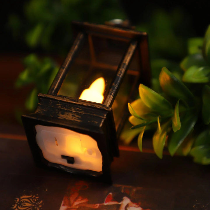 Compact LED Flicker Lantern Keychain and Tabletop Accent Stornfield