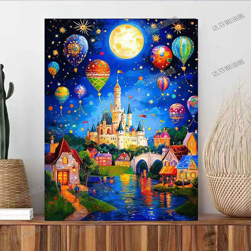 Fantasy Landscape Canvas Art Print Stornfield