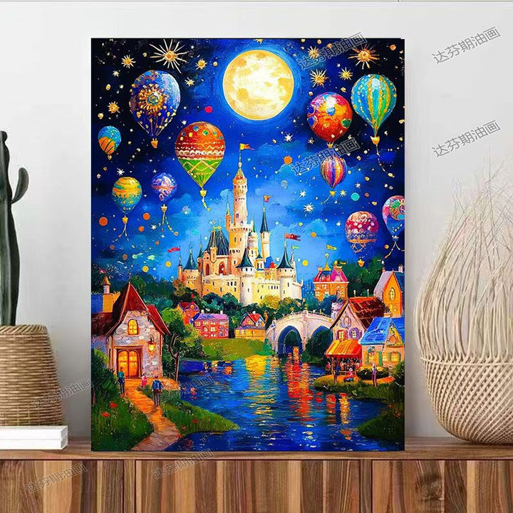 Fantasy Landscape Canvas Art Print Stornfield