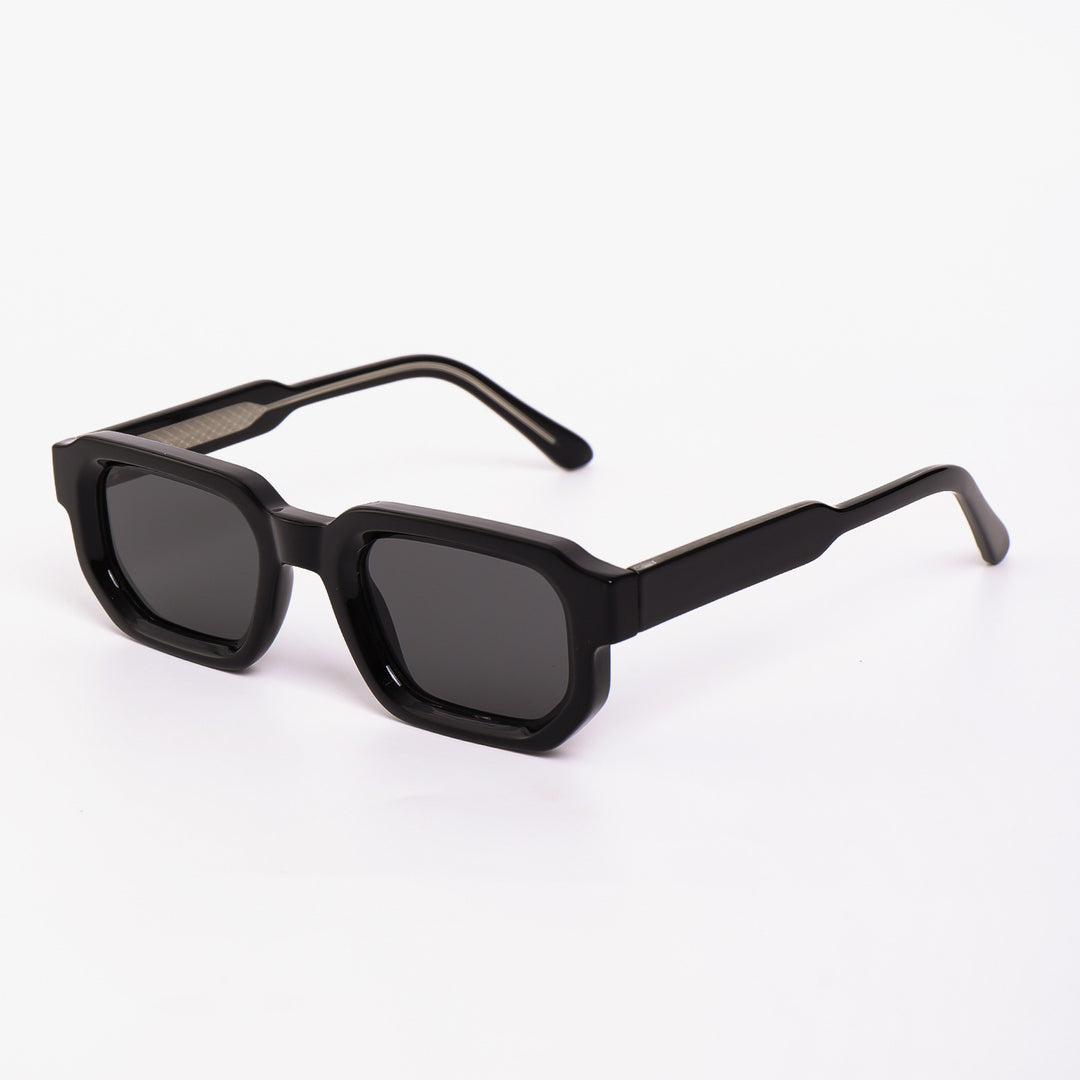 Women's sunglasses in a futuristic design with a shiny frame and fashionable lenses Stornfield