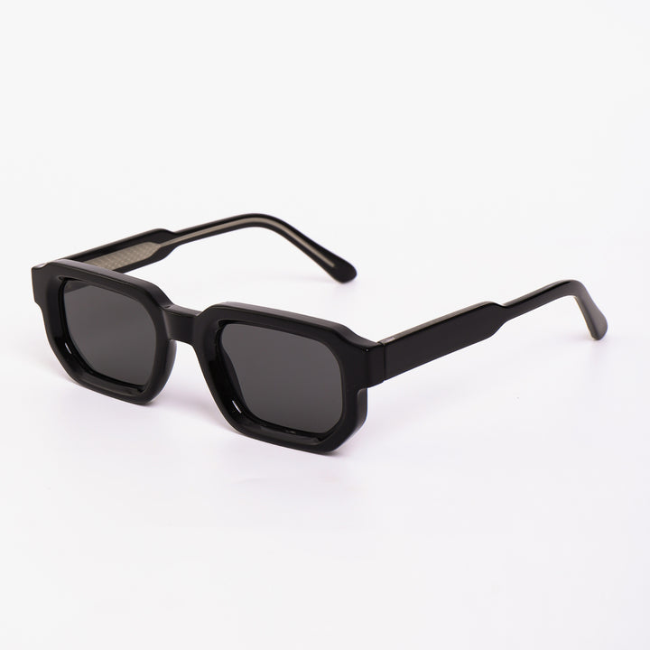 Women's sunglasses in a futuristic design with a shiny frame and fashionable lenses Stornfield