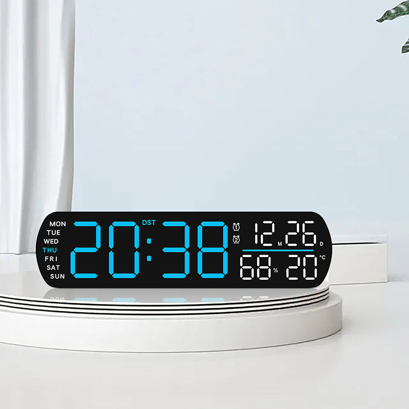 Digital Wall Clock with Multifunctional Display Stornfield