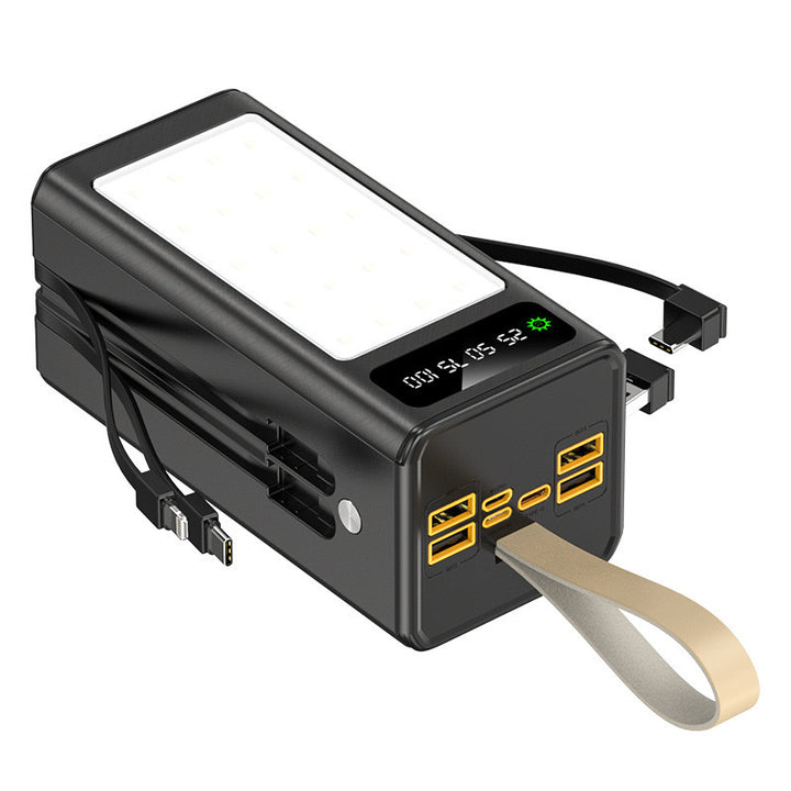 Portable power bank with advanced charging technology and digital display options Stornfield
