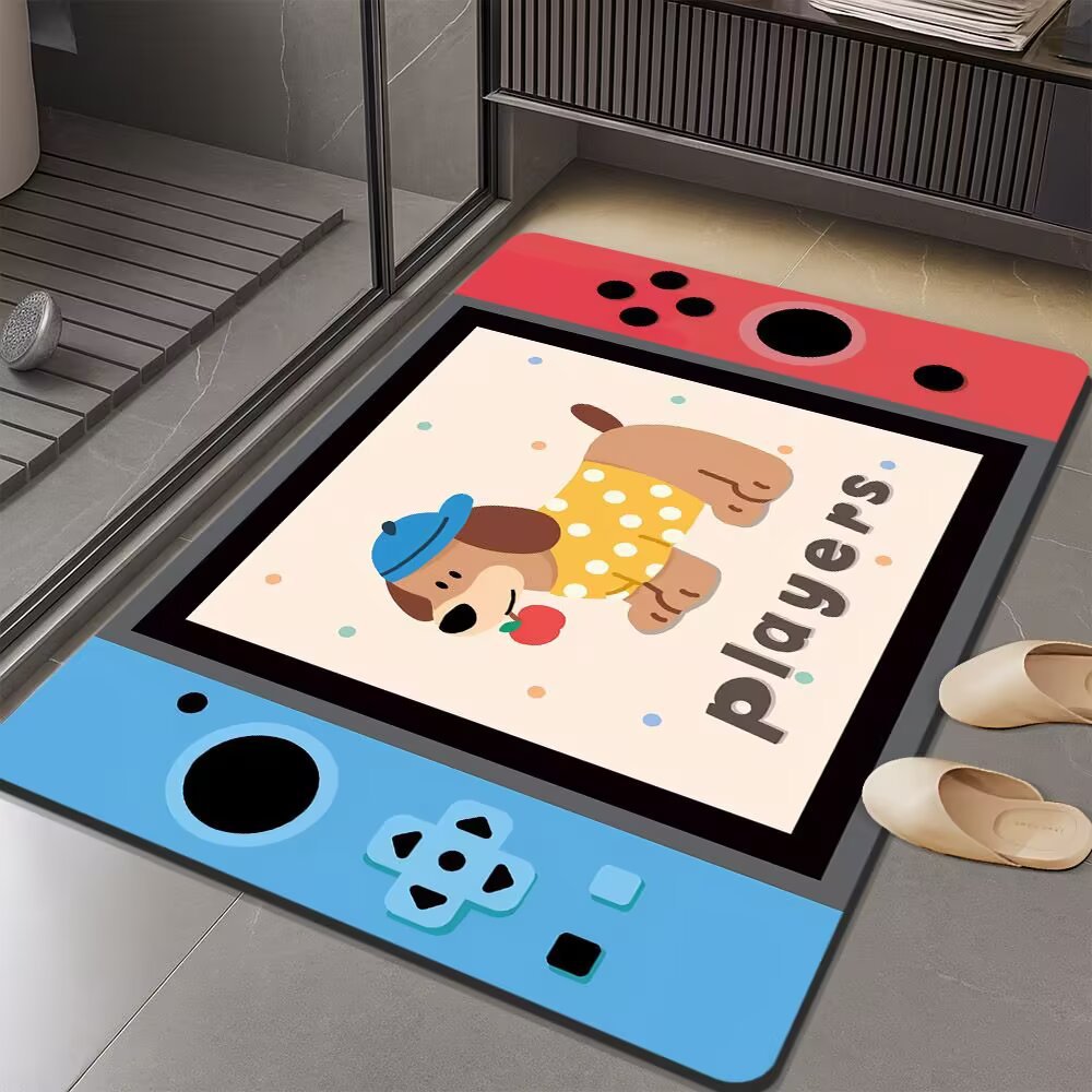 Gaming-Themed Bath Mat Stornfield