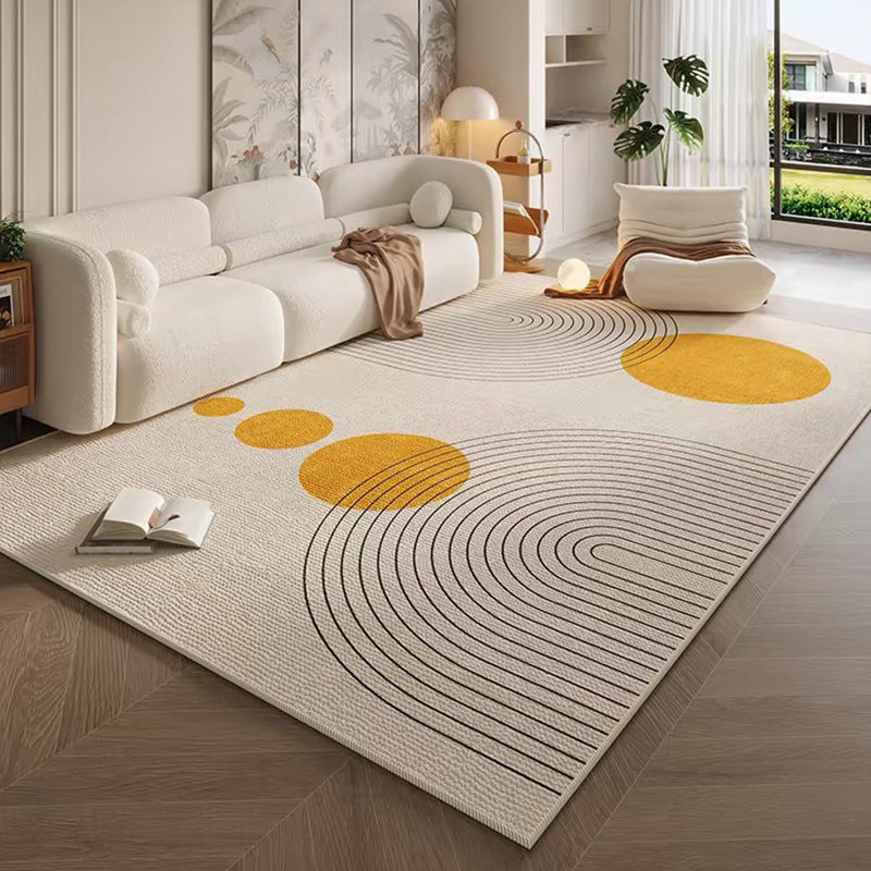 Contemporary Floral Design Area Rug
