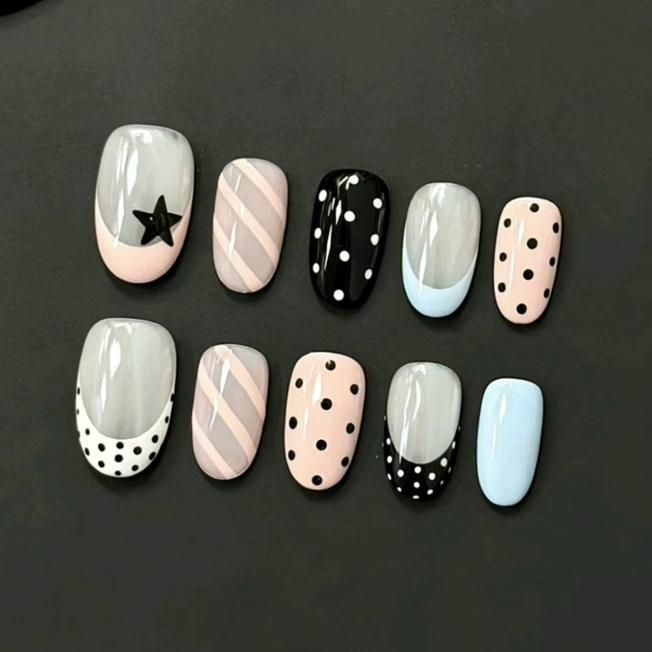 Stylish Press-On Nail Wraps Stornfield