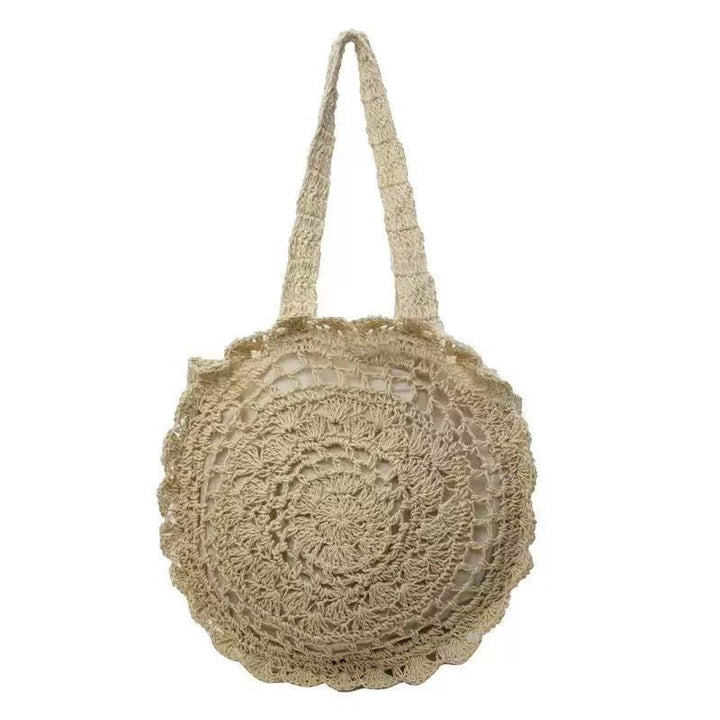 Hand-knotted Round Bag Stornfield