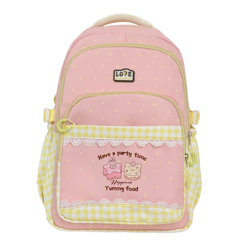 Fun-Themed Multi-Pocket Backpack Stornfield