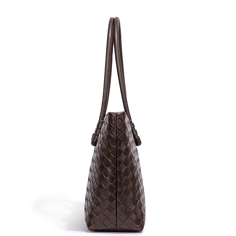 Woven Leather Tote Bag Stornfield