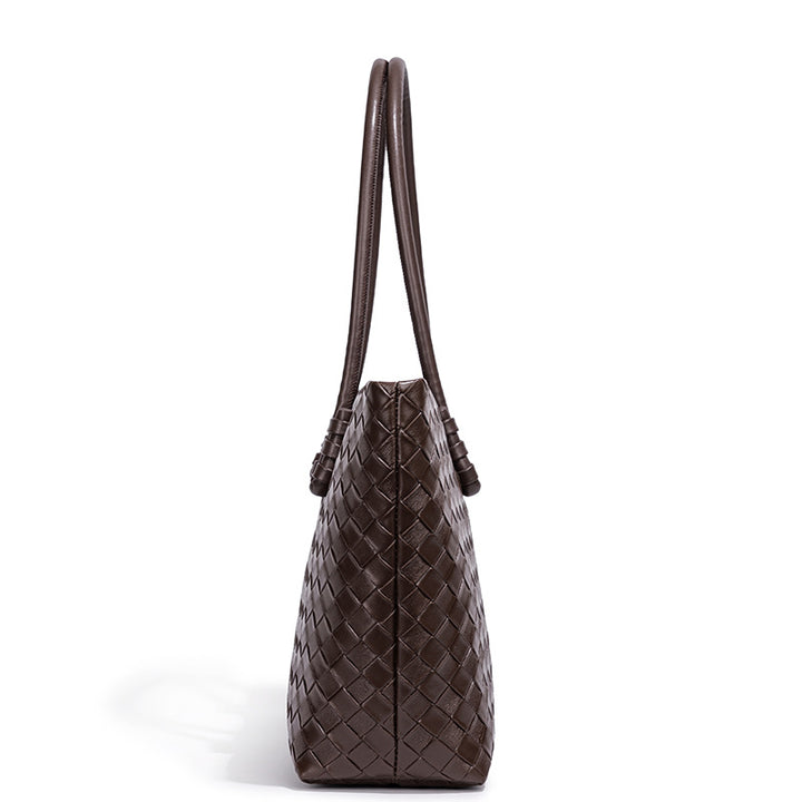 Woven Leather Tote Bag Stornfield