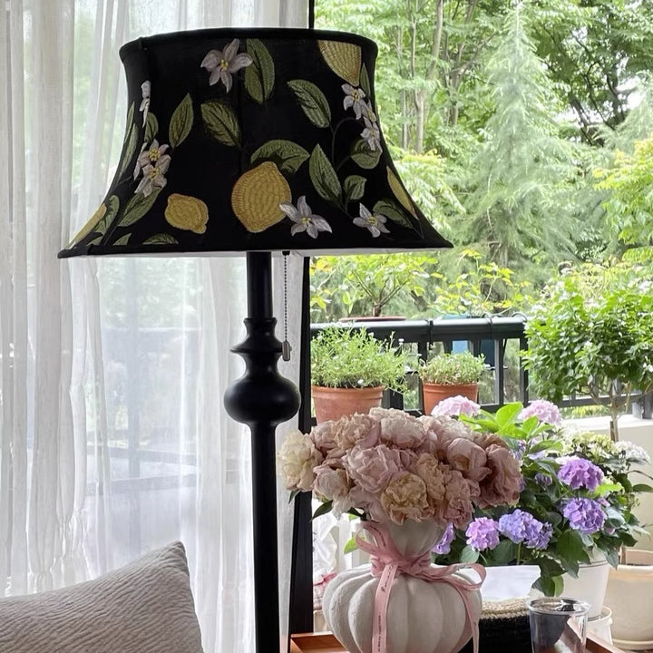 Floral Shade Floor Lamp