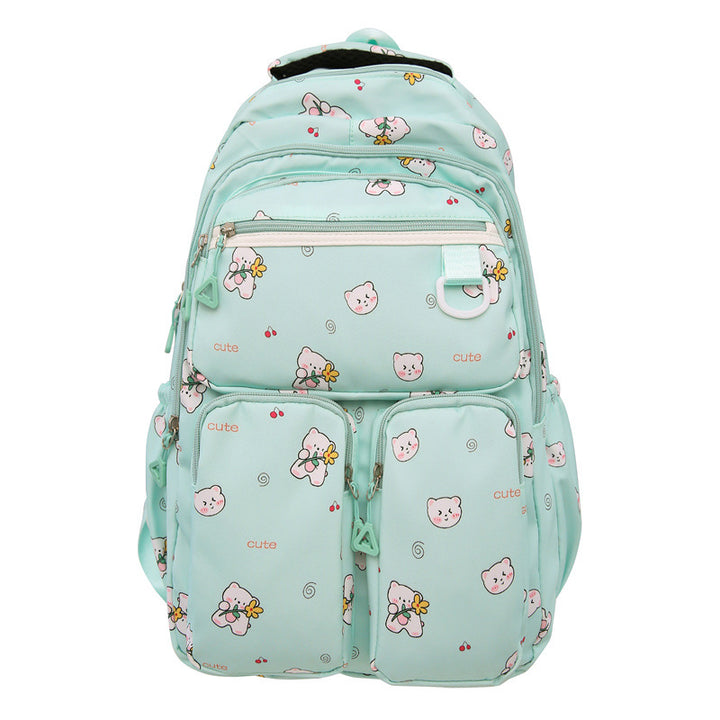Plush backpack with playful animal motif Stornfield
