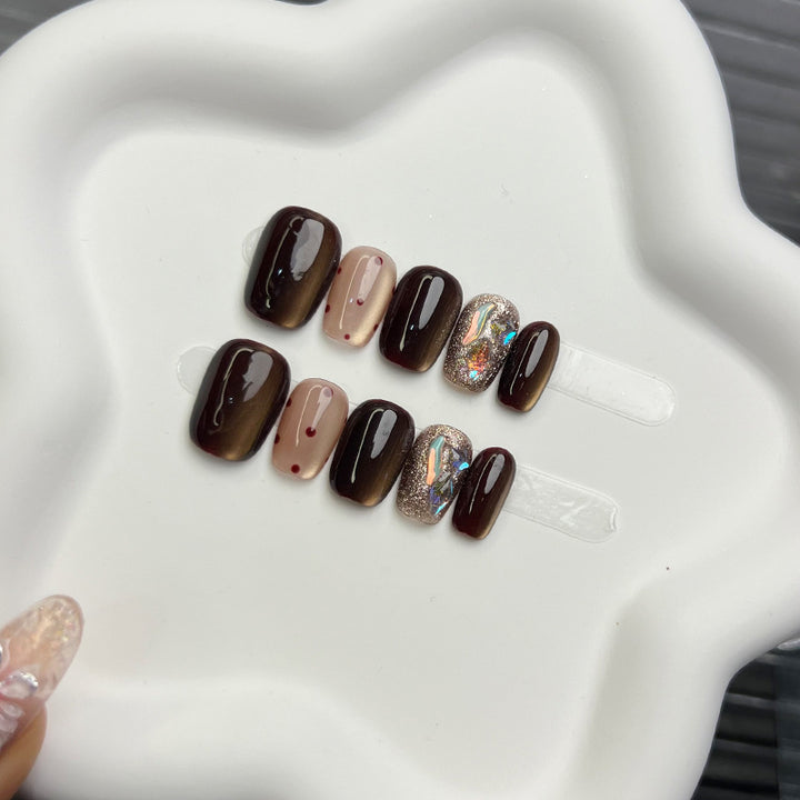 Elegant Ombre Press-On Nail Set