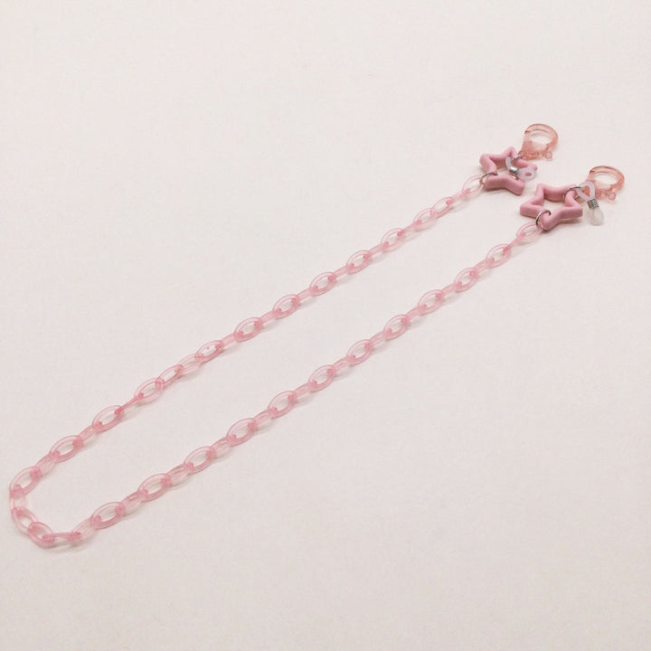 Fashionable glasses holder chain with star pendants Stornfield