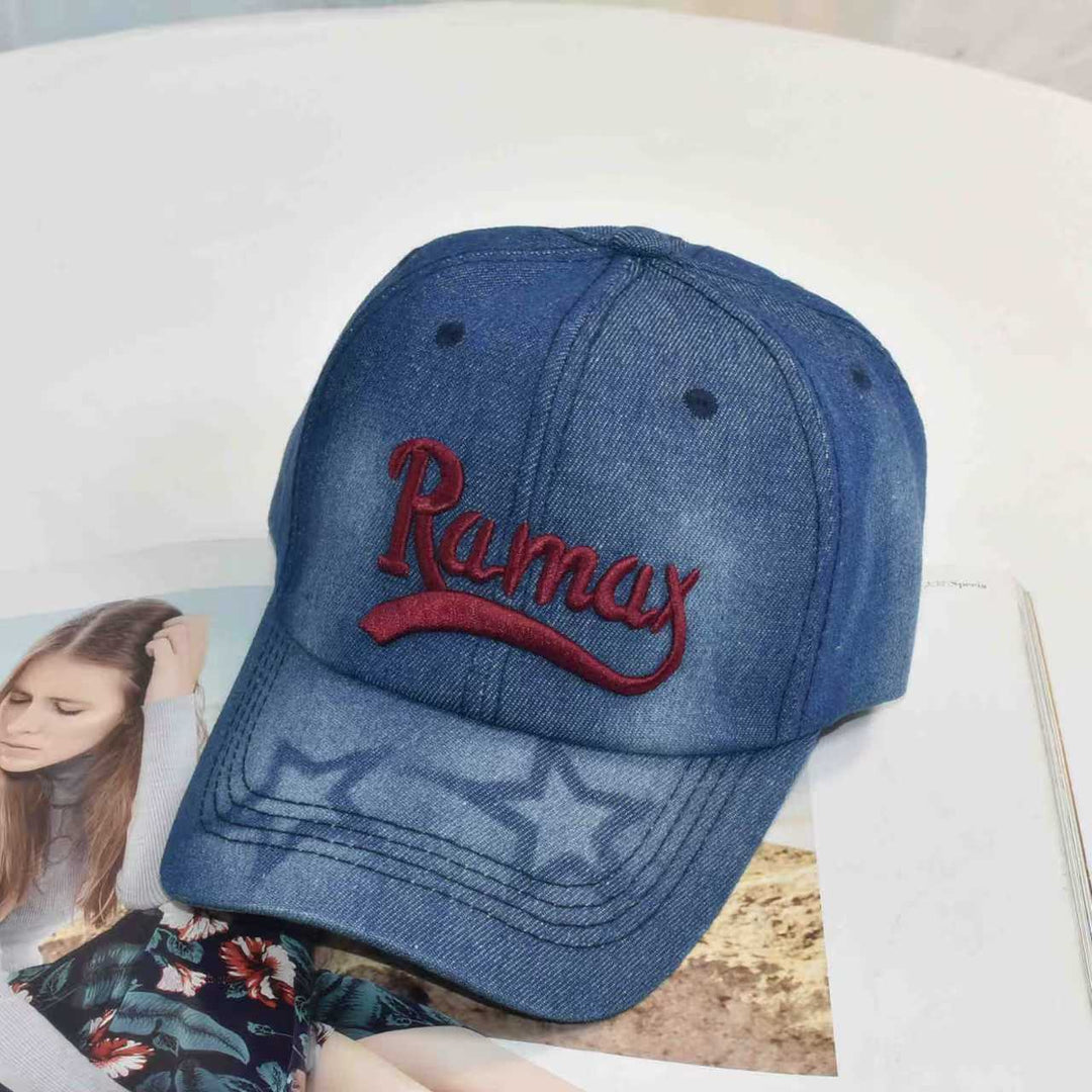 Unisex Denim Embroidered Baseball Cap Stornfield