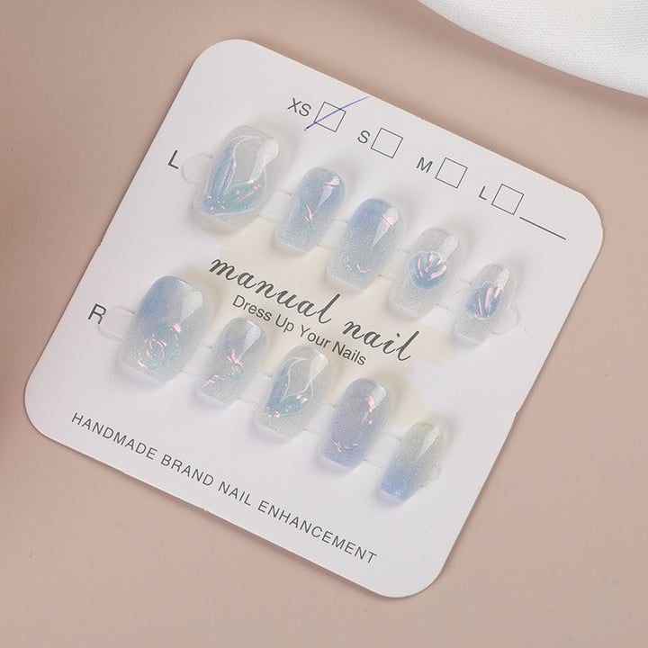 Handmade Decorative Press-On Nail Set Stornfield