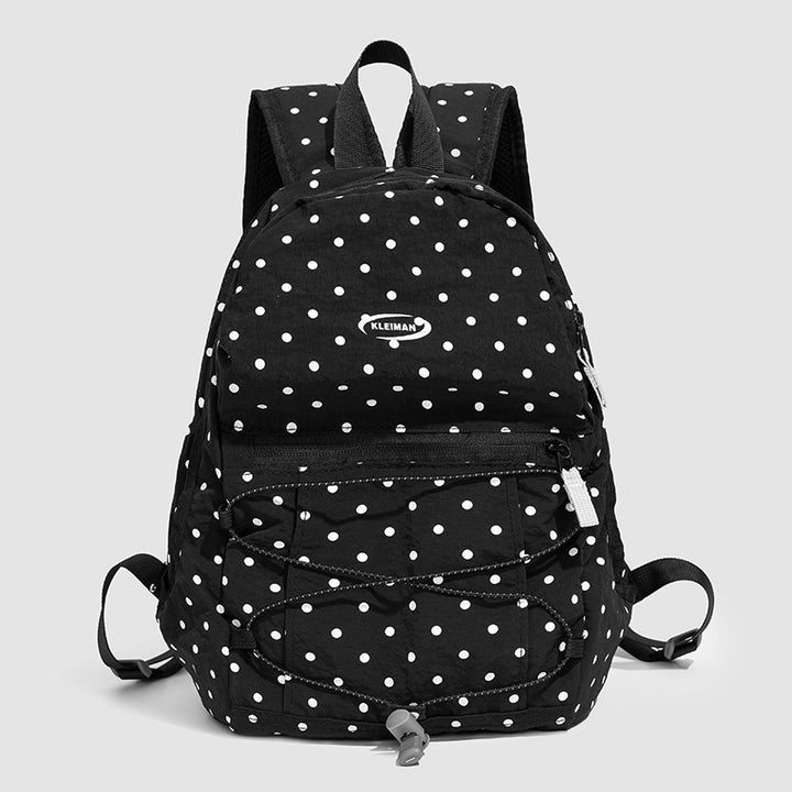 Trendy Polka Dot Casual Backpack Stornfield