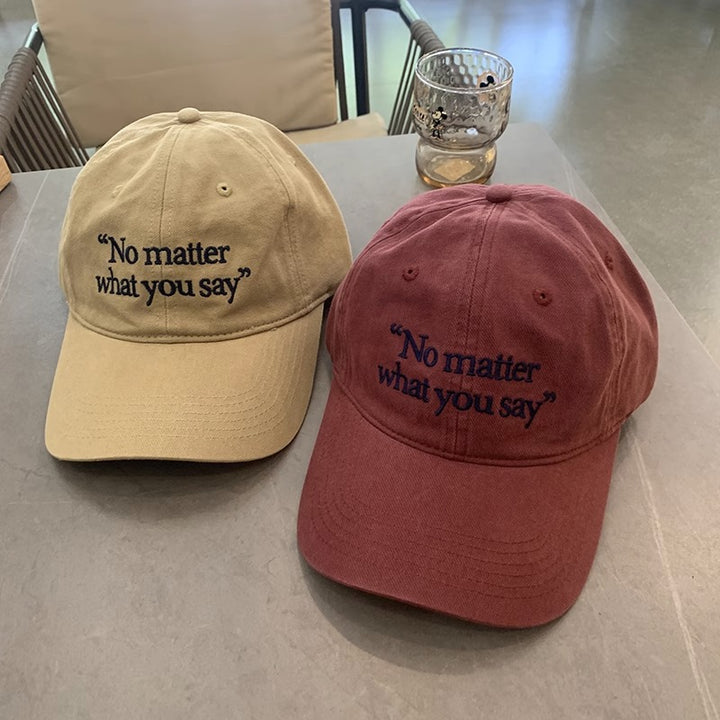 Women's Embroidered Motivational Phrase Baseball Cap Stornfield