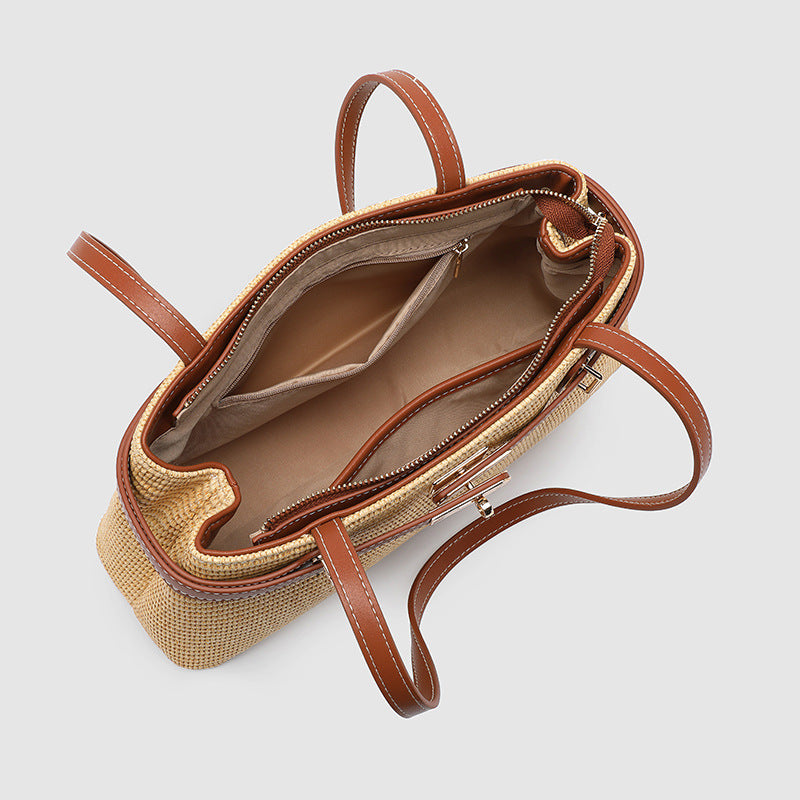 Chic Straw Tote