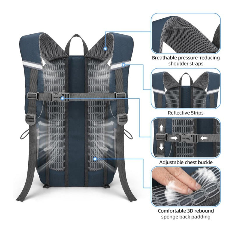 Multifunctional Backpack with Ergonomic Design and Multiple Compartments Stornfield