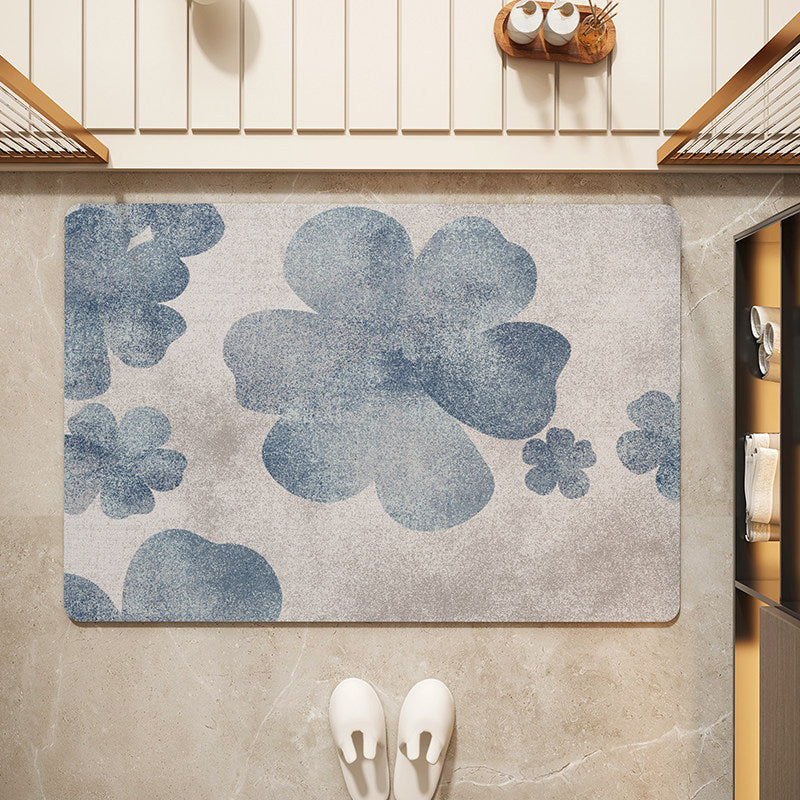 Floral Patterned Entryway Mat
