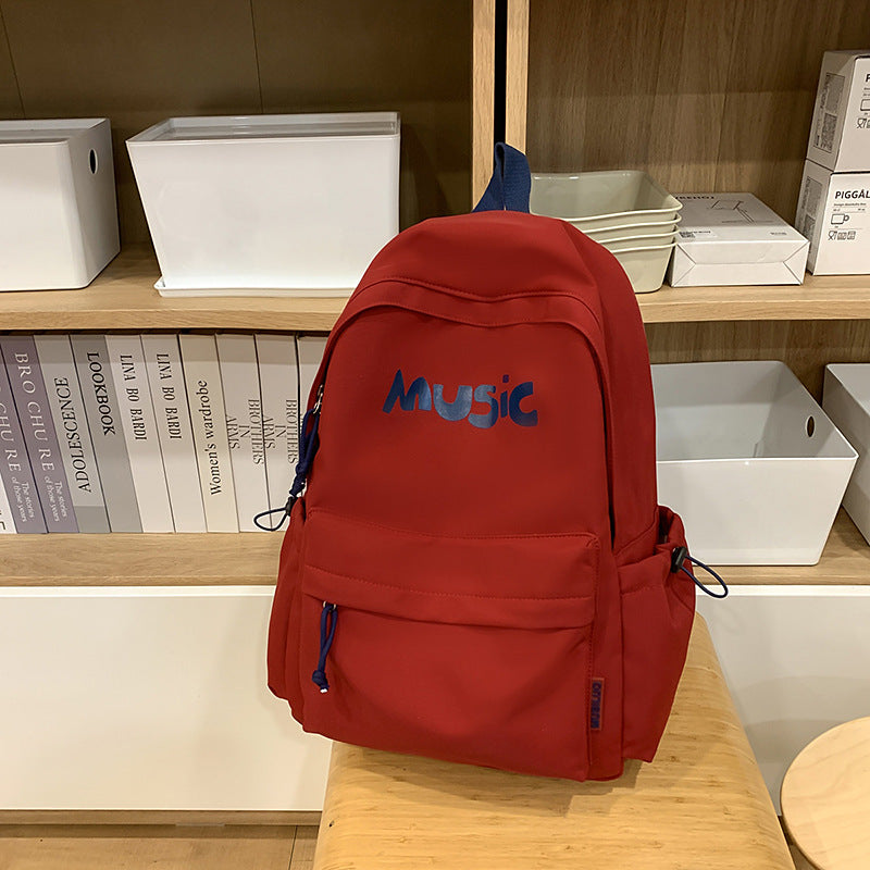 Casual Music-Themed Backpack Stornfield