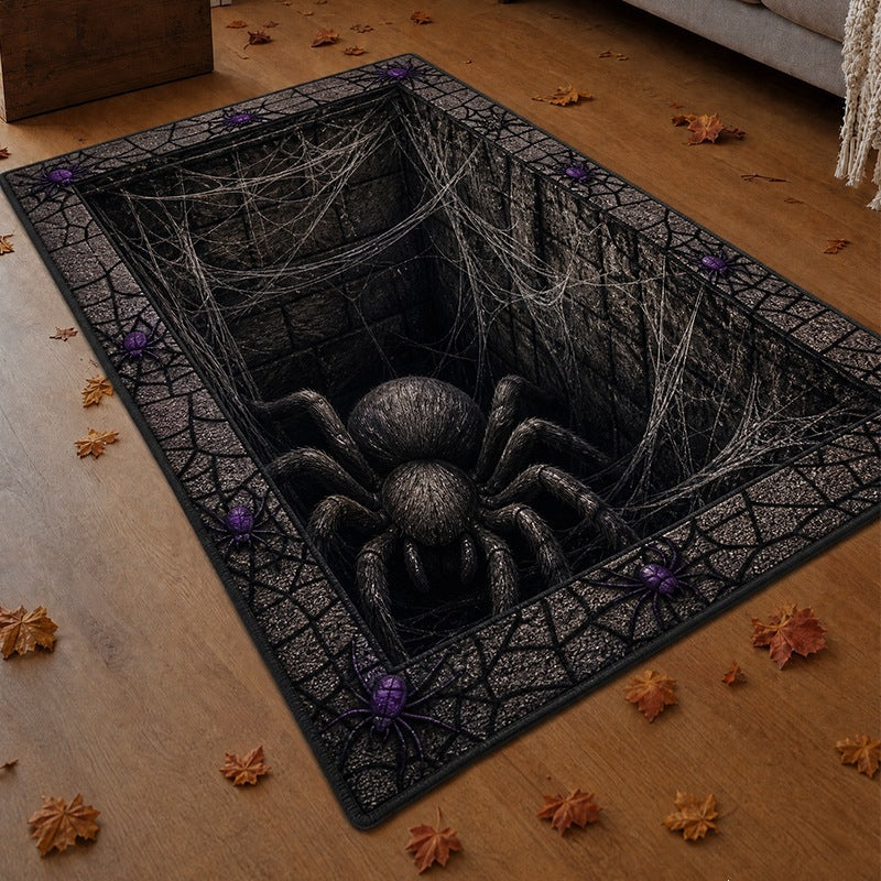 3D Serpent Design Area Rug for Home Decor